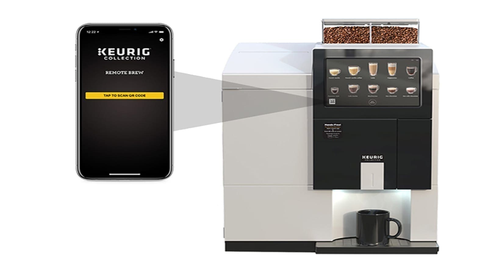 Thumbnail for Keurig introduces touch-free coffee brewing features even as Europe implements new  regulations for vending machines