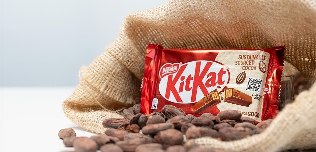 Thumbnail for Nestle launches first Kitkat made from its sustainable cocoa sourcing program