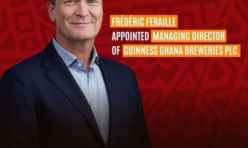Thumbnail for Guinness Ghana appoints Frederic Feraille as new Managing Director 