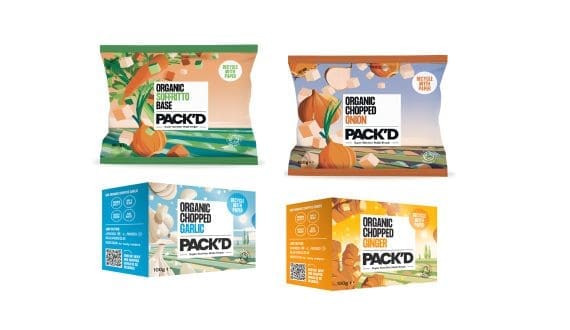 Thumbnail for Pack’d launches organic frozen ingredients to cut household food waste, boost cooking convenience
