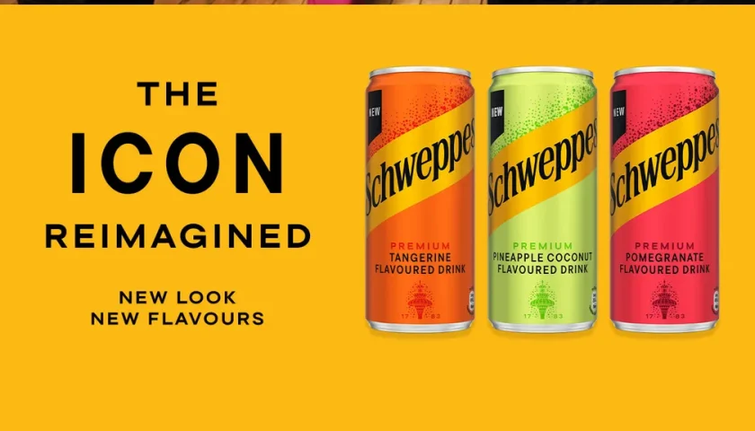 Thumbnail for Schweppes unveils rebrand, revives iconic Skittle bottle and launches new premium flavours 
